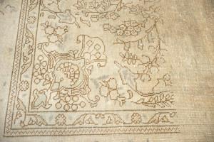 6'7x9'7 Hand Knotted Floral Classic Oriental Wool Rug