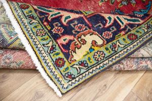 6'6x9'10 Hand Knotted Floral Classic Oriental Wool Rug