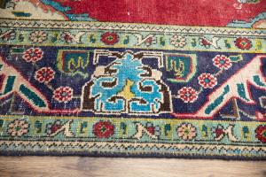 6'6x9'10 Hand Knotted Floral Classic Oriental Wool Rug