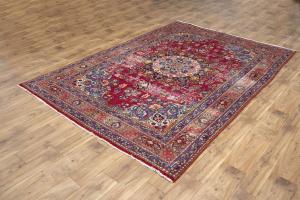 6'5x9'4 Hand Knotted Floral Classic Oriental Wool Rug