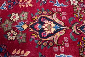 6'5x9'4 Hand Knotted Floral Classic Oriental Wool Rug