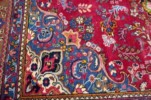 6'5x9'4 Hand Knotted Floral Classic Oriental Wool Rug