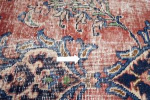 7'1x10'6 Hand Knotted Floral Classic Oriental Wool Rug