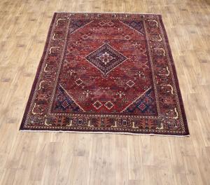 7'0x10'2 Hand Knotted Floral Classic Oriental Wool Rug