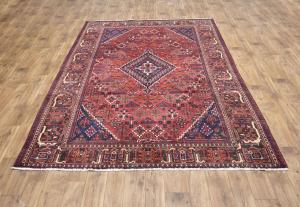 7'0x10'2 Hand Knotted Floral Classic Oriental Wool Rug