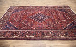 7'0x10'2 Hand Knotted Floral Classic Oriental Wool Rug