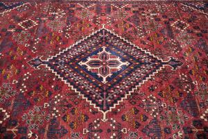 7'0x10'2 Hand Knotted Floral Classic Oriental Wool Rug