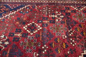 7'0x10'2 Hand Knotted Floral Classic Oriental Wool Rug