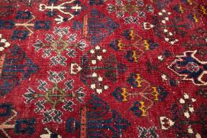 7'0x10'2 Hand Knotted Floral Classic Oriental Wool Rug