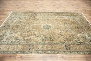 6'6x9'11 Hand Knotted Floral Classic Oriental Wool Rug