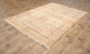 6'10x10'0 Hand Knotted Floral Classic Oriental Wool Rug