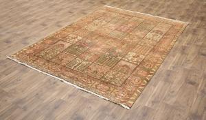 6'10x10'0 Hand Knotted Floral Classic Oriental Wool Rug