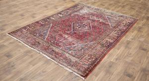 6'6x9'7 Hand Knotted Floral Classic Oriental Wool Rug
