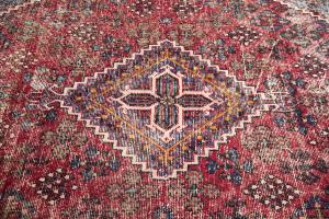 6'6x9'7 Hand Knotted Floral Classic Oriental Wool Rug