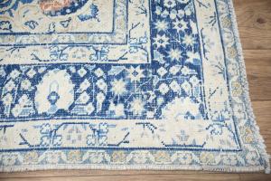 6'3x9'2 Hand Knotted Floral Classic Oriental Wool Rug