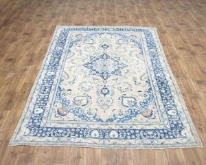 6'3x9'2 Hand Knotted Floral Classic Oriental Wool Rug
