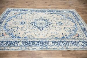 6'3x9'2 Hand Knotted Floral Classic Oriental Wool Rug
