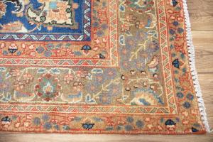 6'0x9'2 Hand Knotted Floral Classic Oriental Wool Rug