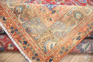 6'0x9'2 Hand Knotted Floral Classic Oriental Wool Rug