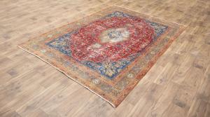 6'0x9'2 Hand Knotted Floral Classic Oriental Wool Rug