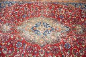 6'0x9'2 Hand Knotted Floral Classic Oriental Wool Rug