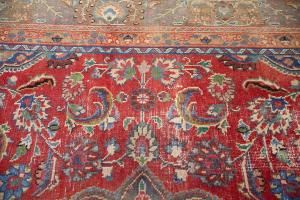6'0x9'2 Hand Knotted Floral Classic Oriental Wool Rug