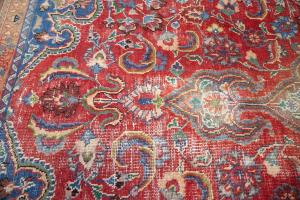 6'0x9'2 Hand Knotted Floral Classic Oriental Wool Rug