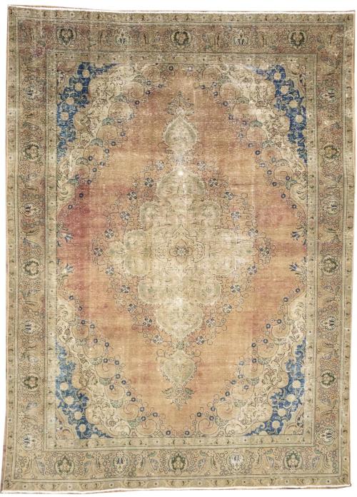 9'5x13'0 Hand Knotted Floral Classic Oriental Wool Rug