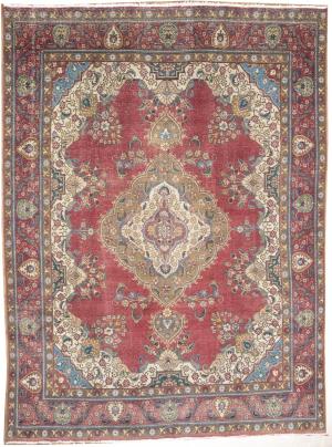 9'7x12'11 Hand Knotted Floral Classic Oriental Wool Rug