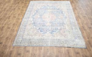 9'7x13'0 Hand Knotted Floral Classic Oriental Wool Rug