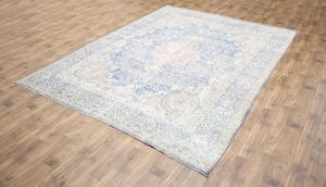 9'7x13'0 Hand Knotted Floral Classic Oriental Wool Rug