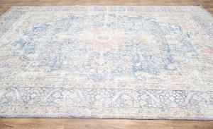 9'7x13'0 Hand Knotted Floral Classic Oriental Wool Rug
