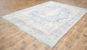 9'7x13'0 Hand Knotted Floral Classic Oriental Wool Rug