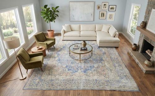 9'7x13'0 Hand Knotted Floral Classic Oriental Wool Rug
