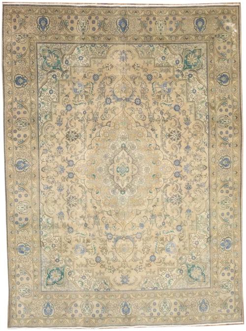 9'5x12'9 Hand Knotted Floral Classic Oriental Wool Rug