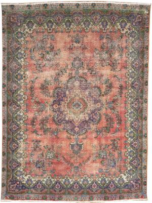 9'7x13'1 Hand Knotted Floral Classic Oriental Wool Rug