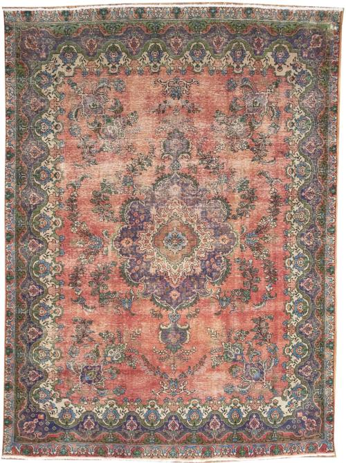 9'7x13'1 Hand Knotted Floral Classic Oriental Wool Rug