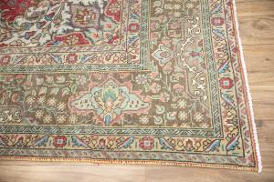 9'6x12'4 Hand Knotted Floral Classic Oriental Wool Rug