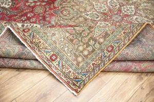 9'6x12'4 Hand Knotted Floral Classic Oriental Wool Rug
