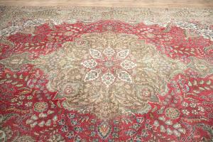 9'6x12'4 Hand Knotted Floral Classic Oriental Wool Rug