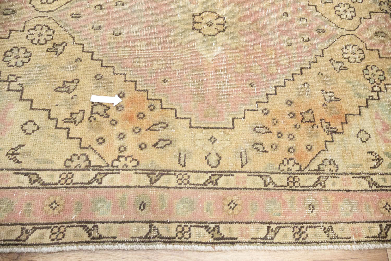3'3x5'0 Hand Knotted Traditional Floral Oriental Wool Rug - Image 11