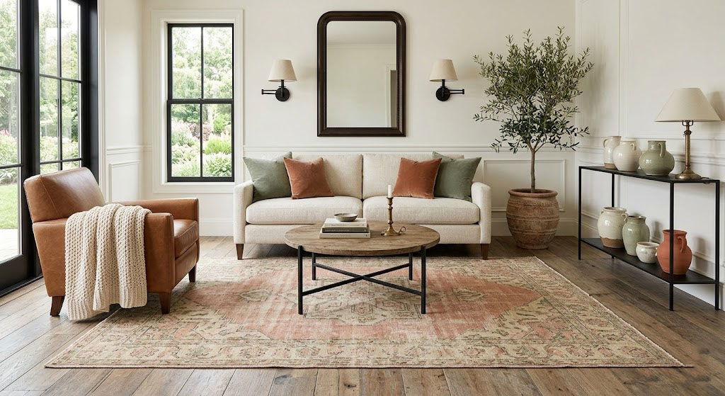 3'3x5'0 Hand Knotted Traditional Floral Oriental Wool Rug - Image 2