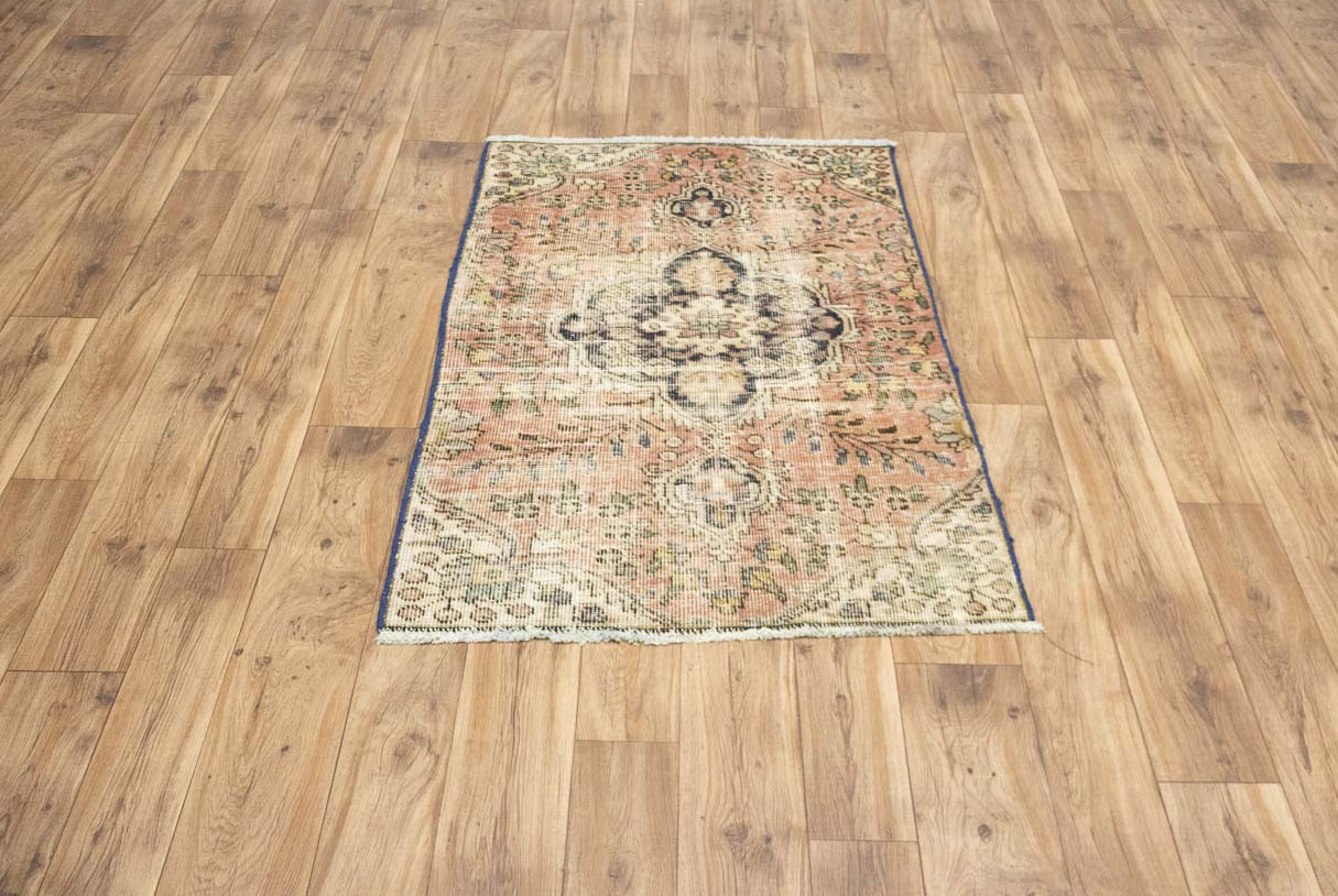 3'1x4'4 Hand Knotted Traditional Geometric Oriental Wool Rug - Image 13