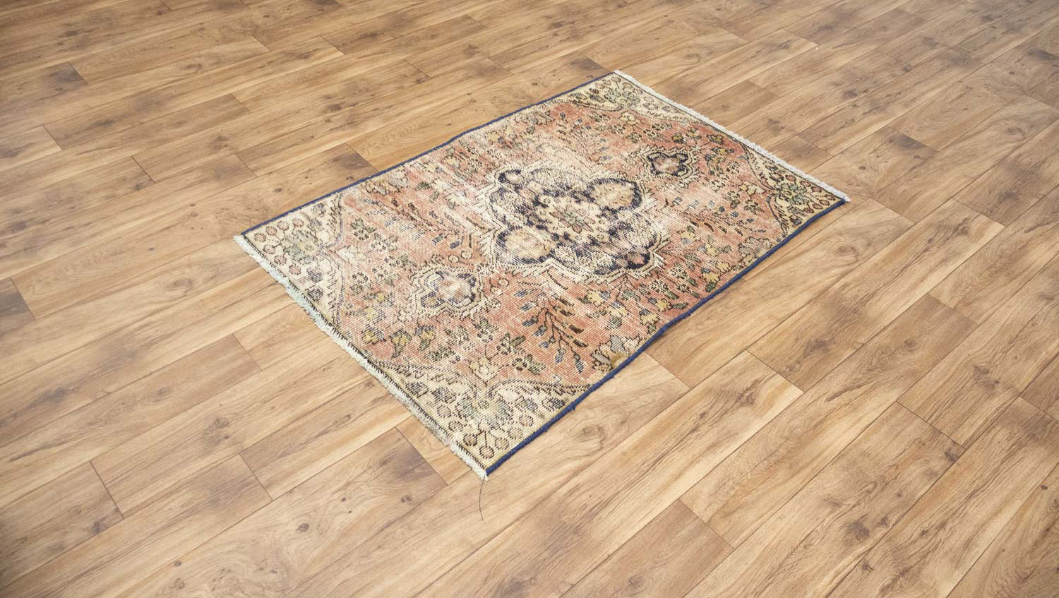 3'1x4'4 Hand Knotted Traditional Geometric Oriental Wool Rug - Image 14