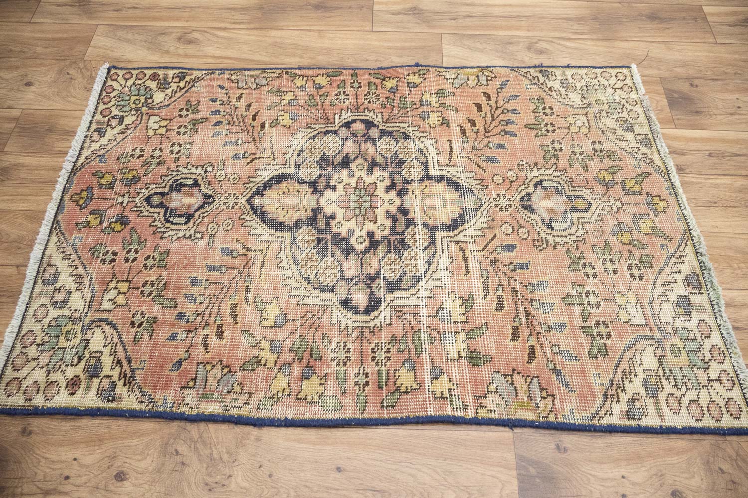 3'1x4'4 Hand Knotted Traditional Geometric Oriental Wool Rug - Image 6