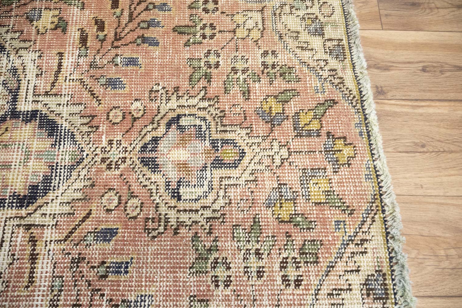 3'1x4'4 Hand Knotted Traditional Geometric Oriental Wool Rug - Image 8