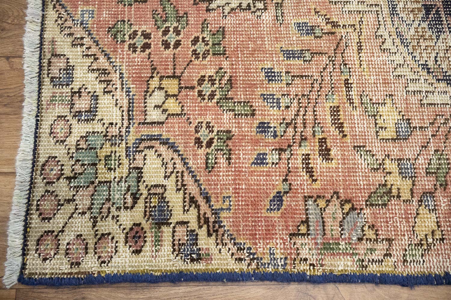 3'1x4'4 Hand Knotted Traditional Geometric Oriental Wool Rug - Image 11