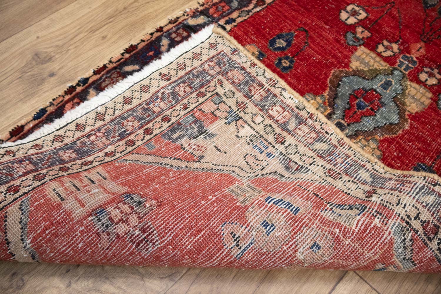 2'1x4'4 Hand Knotted Tribal Floral Oriental Wool Rug - Image 15