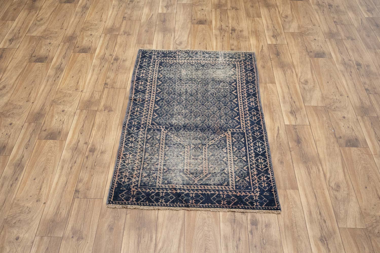 3'0x4'8 Hand Knotted Tribal Floral Oriental Wool Rug - Image 3