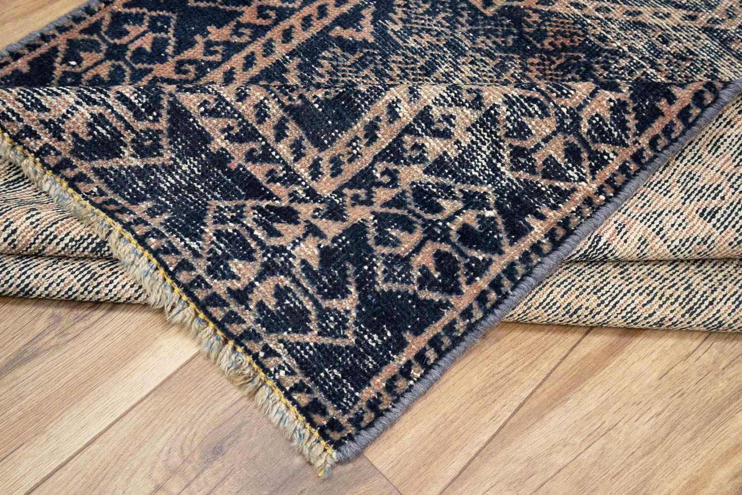 3'0x4'8 Hand Knotted Tribal Floral Oriental Wool Rug - Image 12